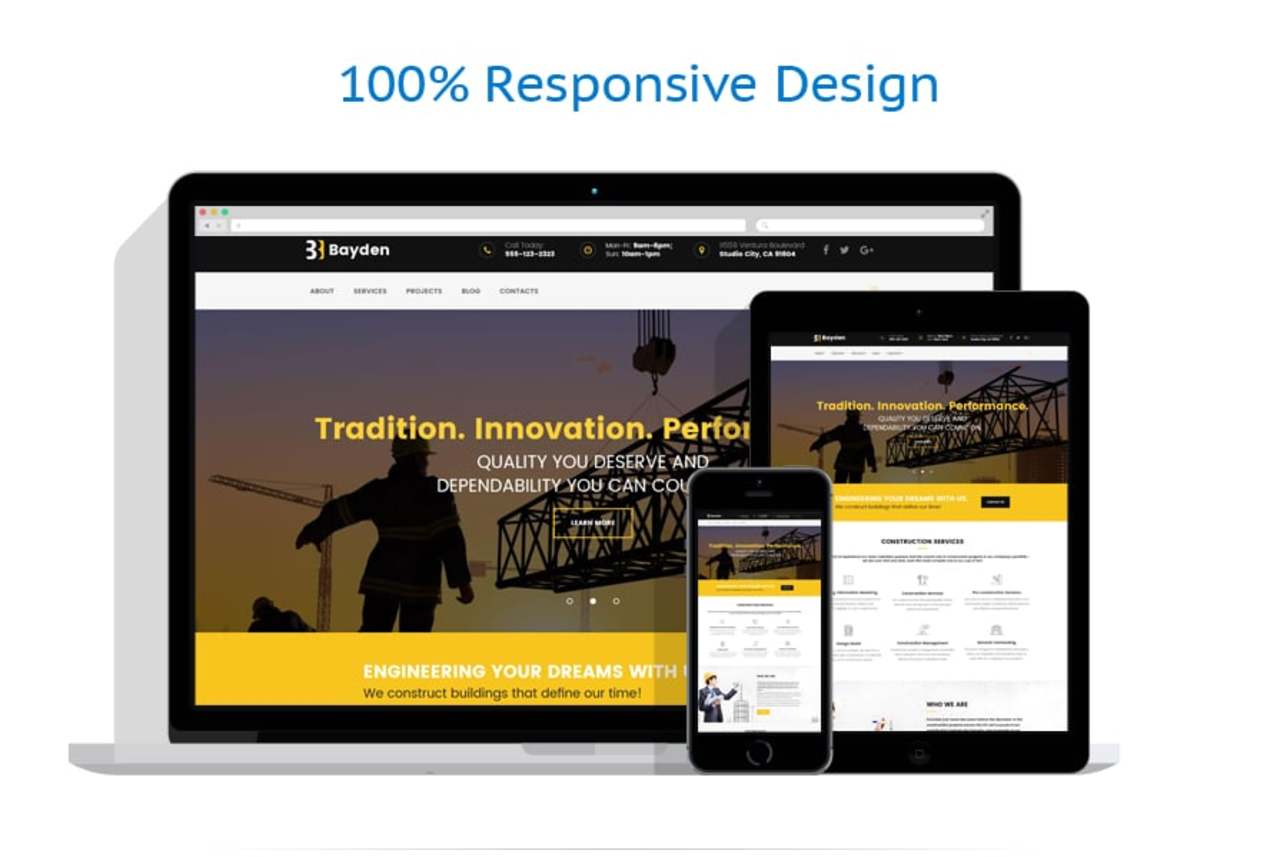 Bayden - Architecture& Construction Company Responsive WordPress Theme