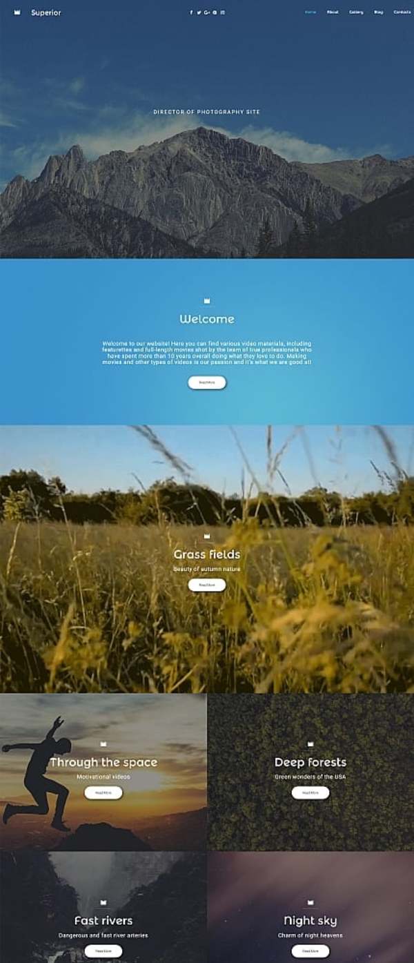 Professional Photography Moto CMS 3 Template