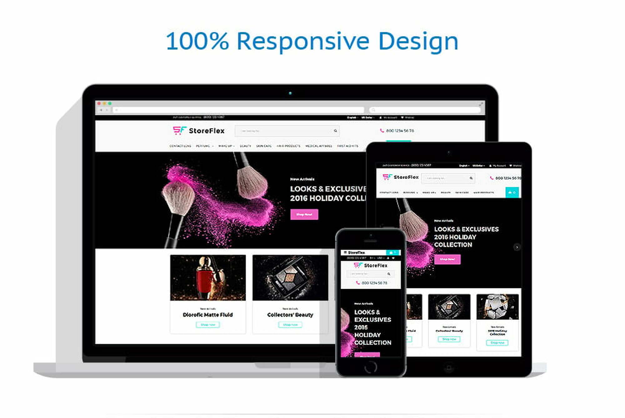 StoreFlex - Cosmetics Store Responsive OpenCart Template