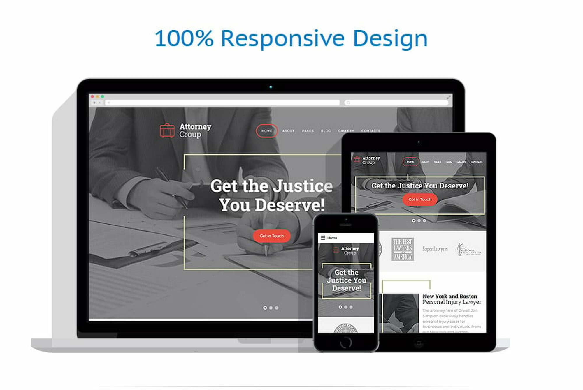 Law Firm Responsive Joomla Template