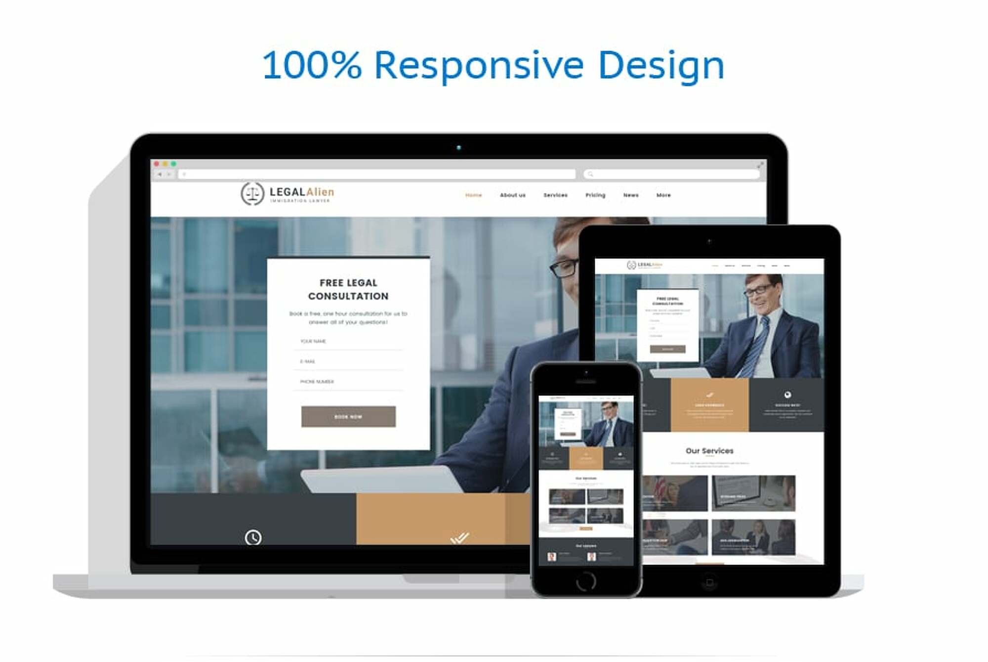 Immigration Lawyer WordPress Theme