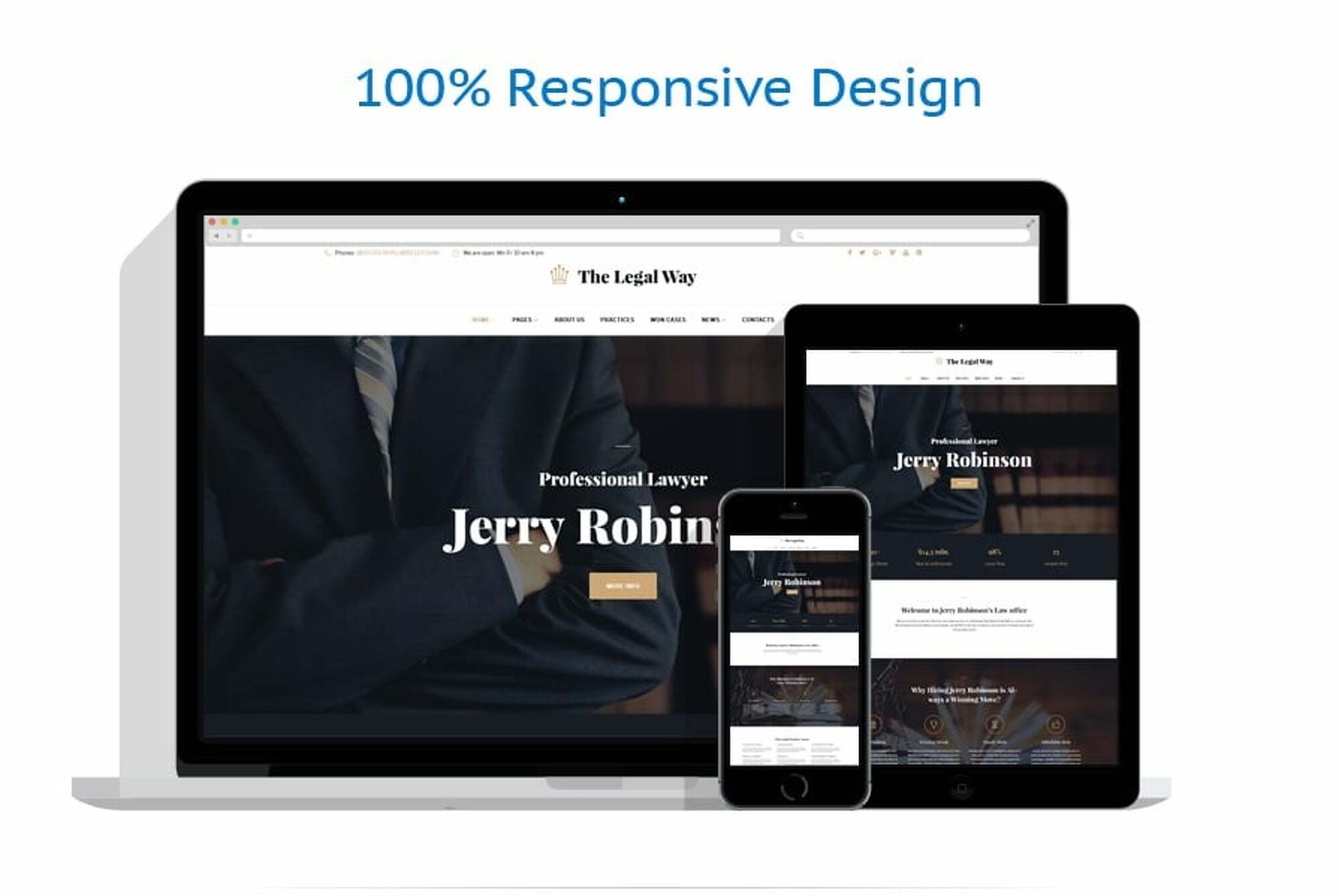 The Legal Way - Lawyer& Attorney WordPress Theme