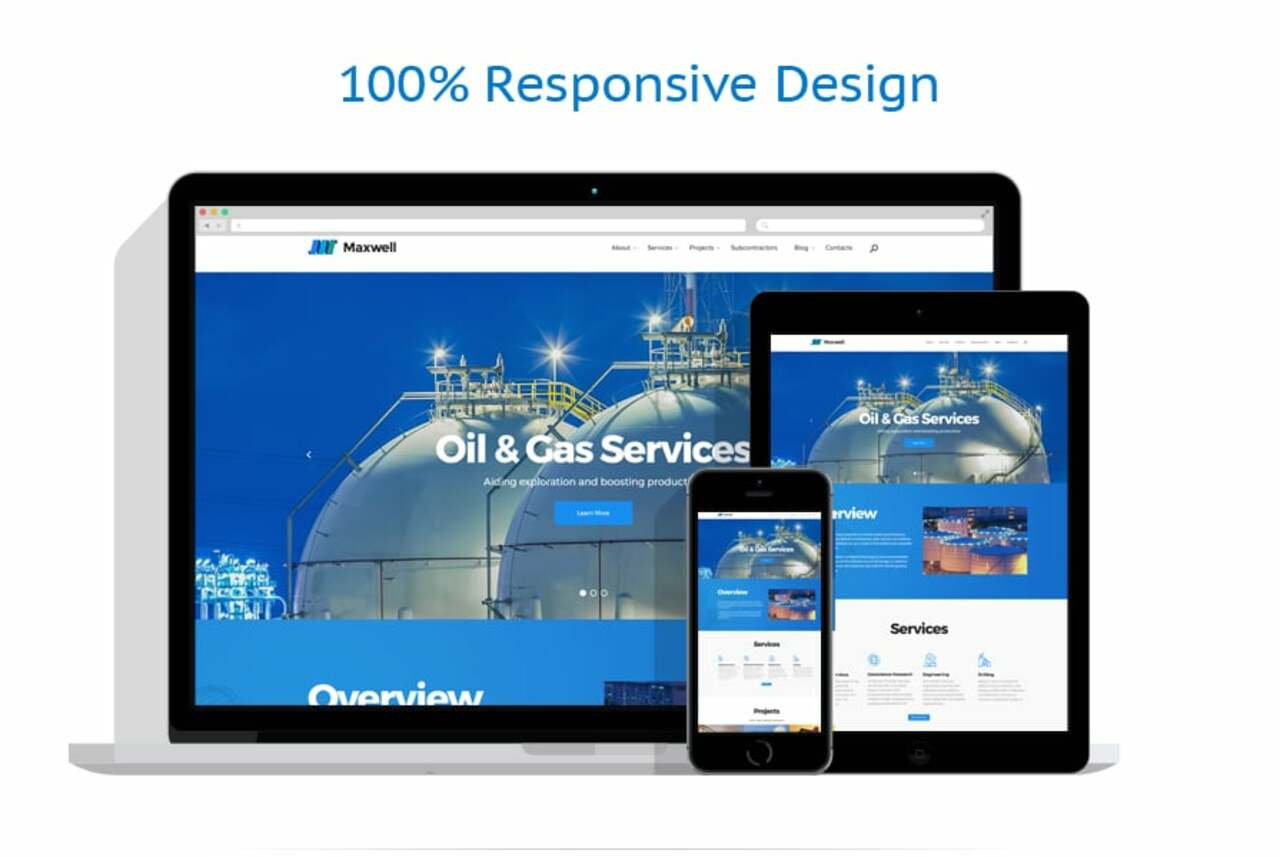 Petroleum - Oil&amp; Gas Company Responsive WordPress Theme