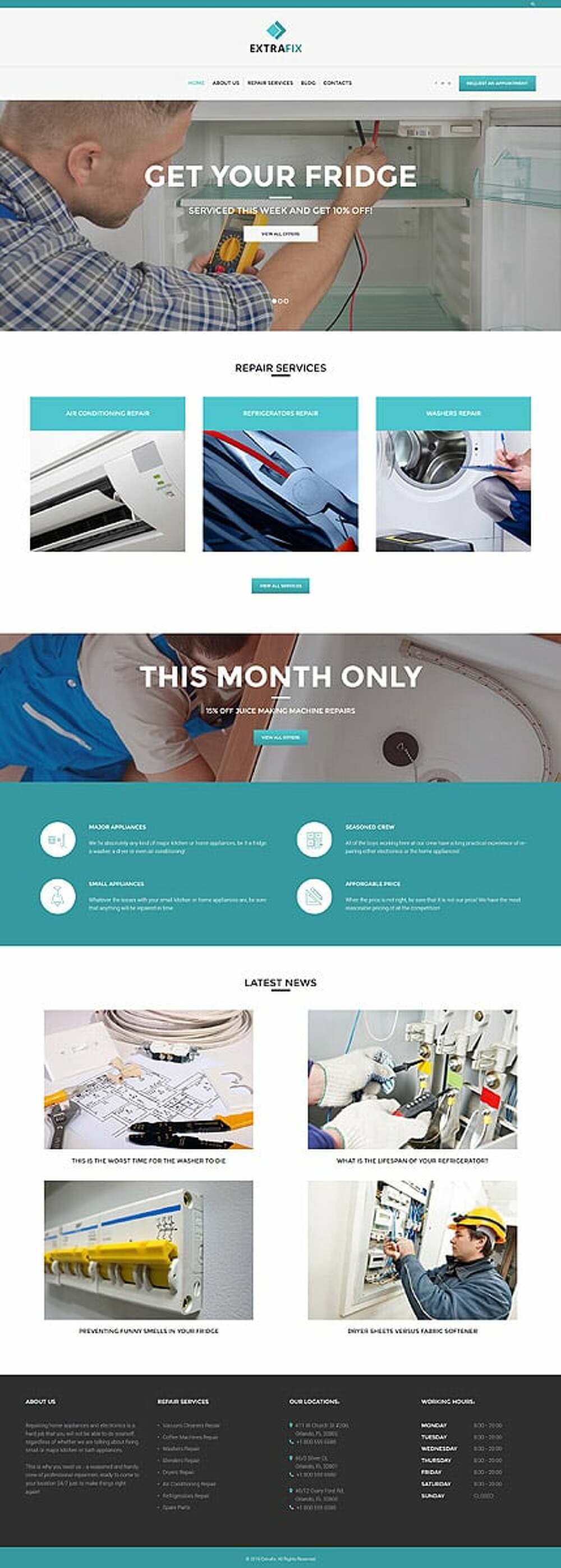 Extrafix - Maintenance&amp; Home Repair WordPress Theme