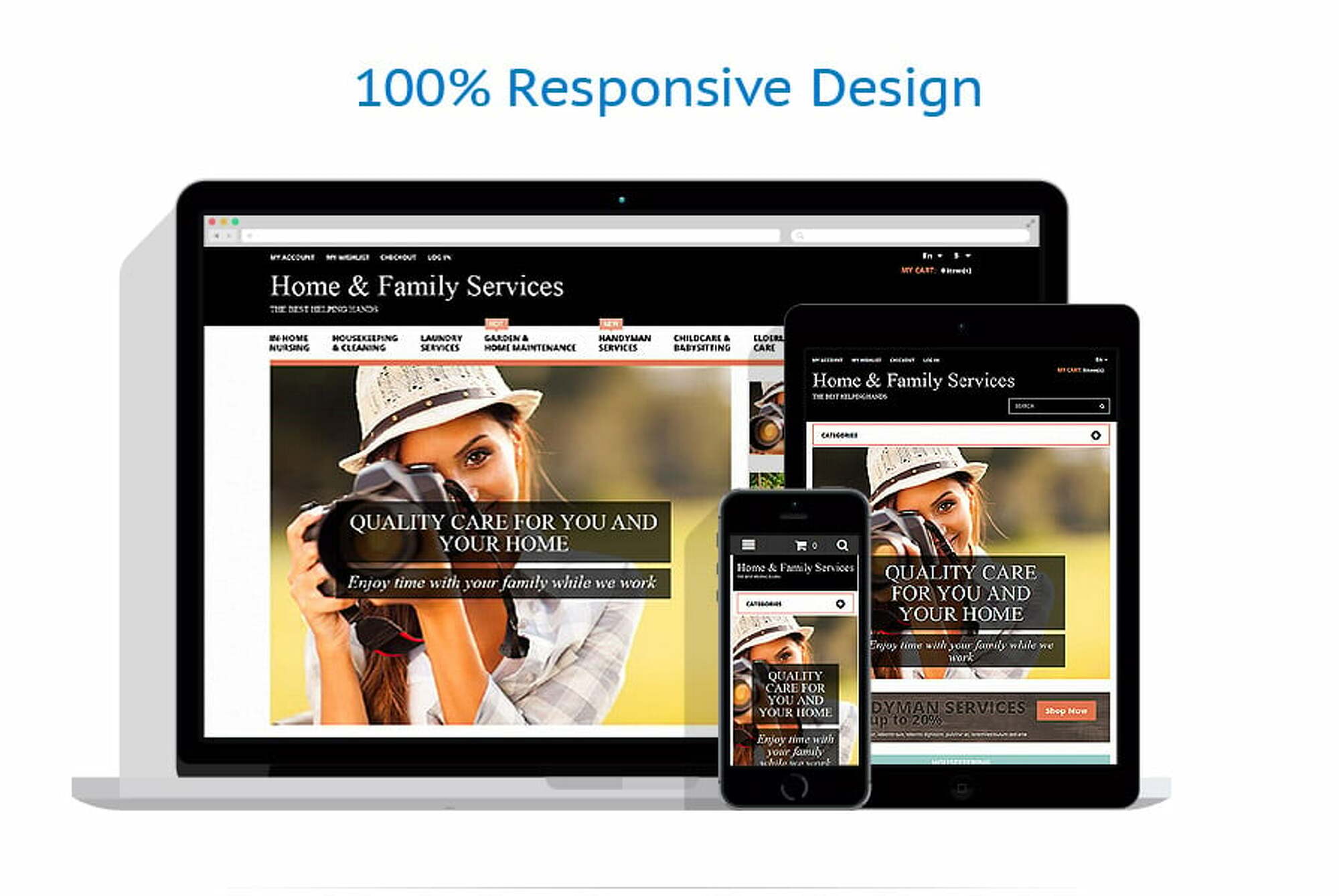 Home  Family Services Magento Theme