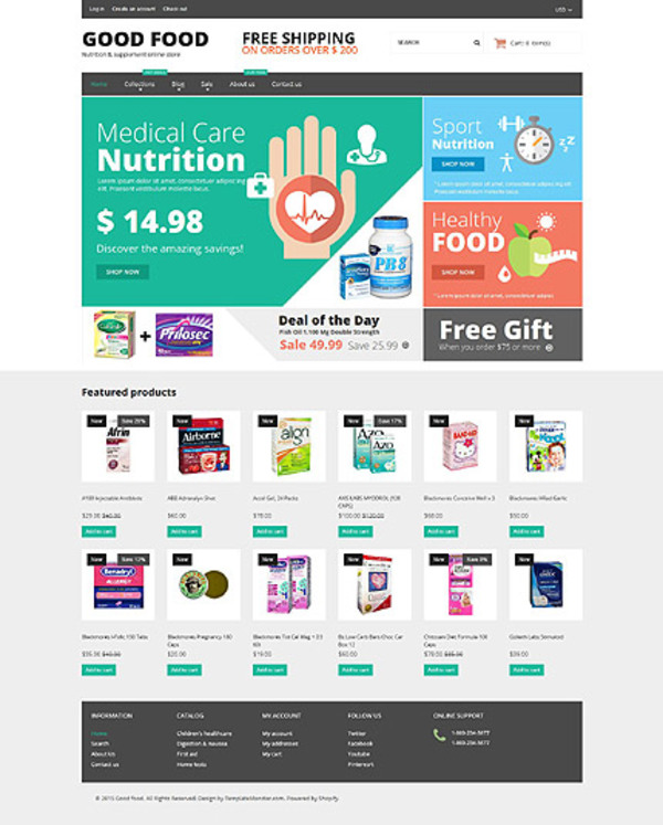 Nutrition Store  Layout