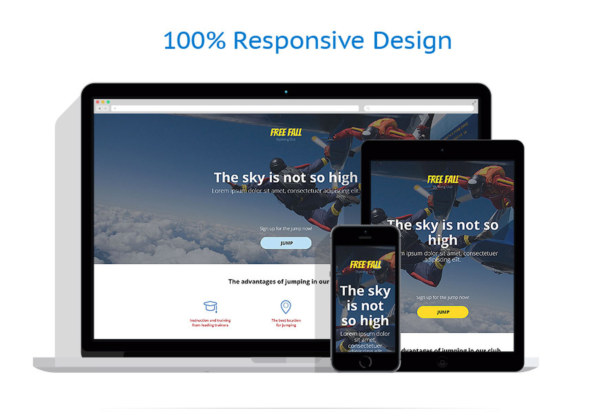 Skydiving  Layout